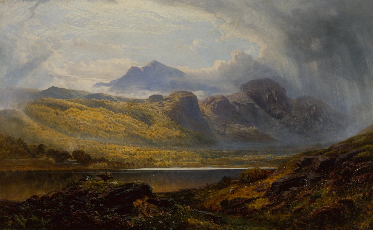 Llyn Crafnant, Moel Siabed in the Distance, North Wales af Charles Pettitt
