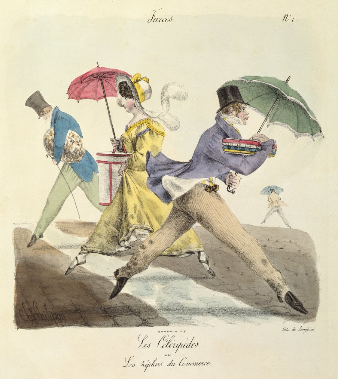The Celeripedes eller, The Zephyrs of Commerce af Charles Philipon
