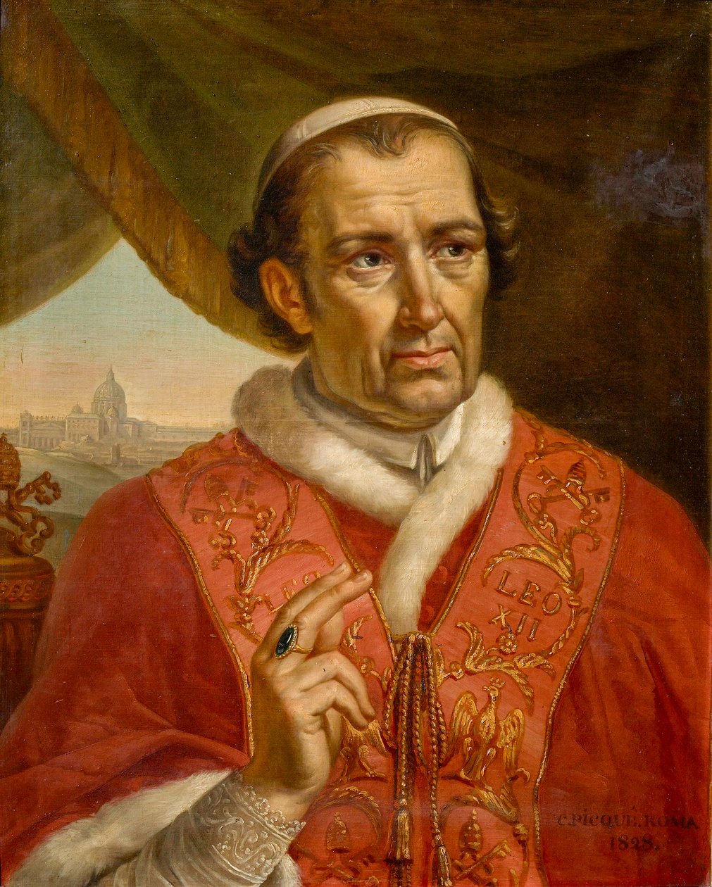 Portræt af pave Leo XII af Charles Picqué