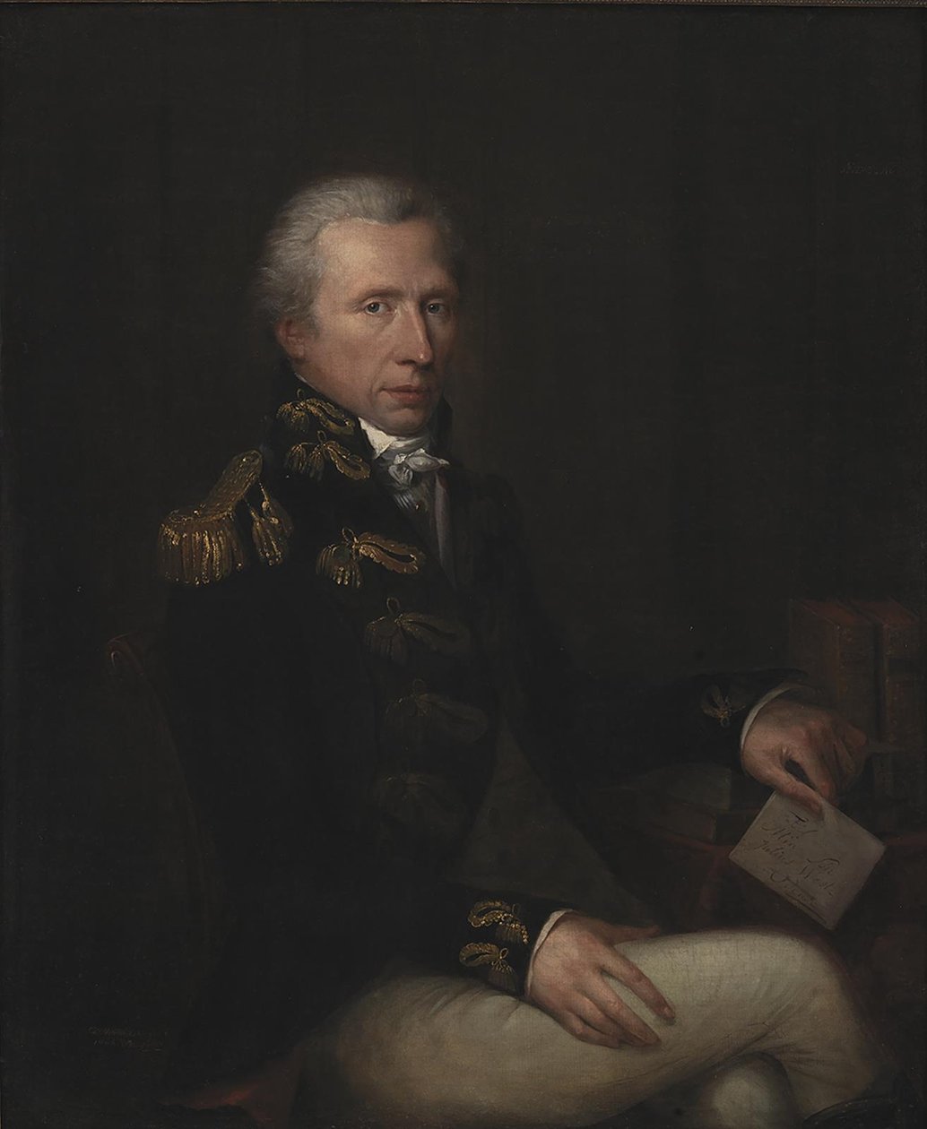 Portræt af samlerkonsul Hans West af Charles Pièrre Verhulst