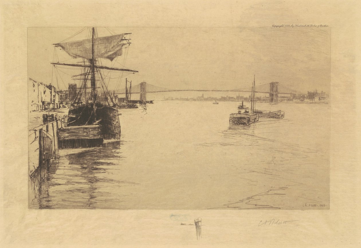 Brooklyn Bridge af Charles Platt A.