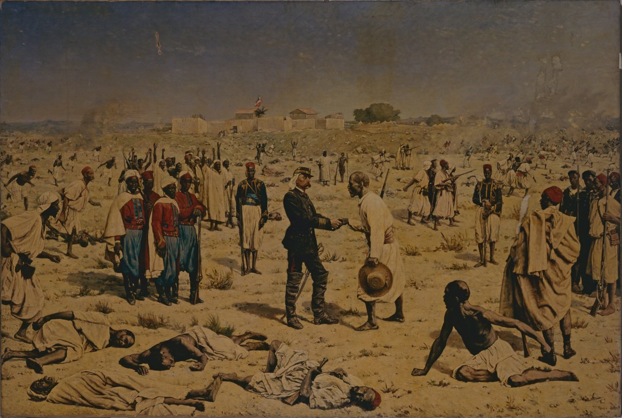 Udleveringen af Medina til Senegal den 18. juli 1857 af Charles Porion