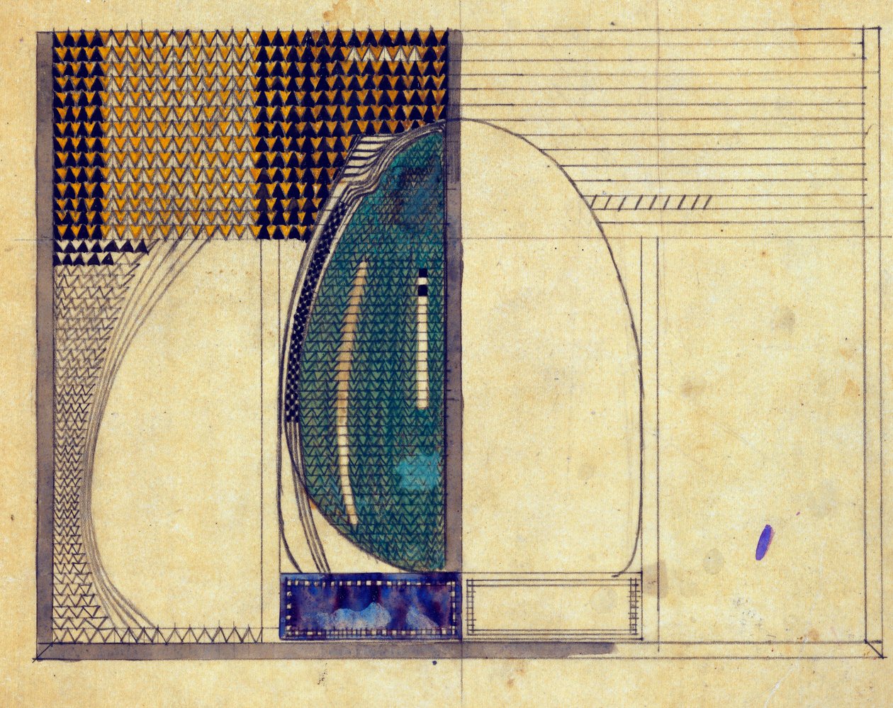 Design for W.J. Bassett-Lowke, 1916 af Charles Rennie Mackintosh