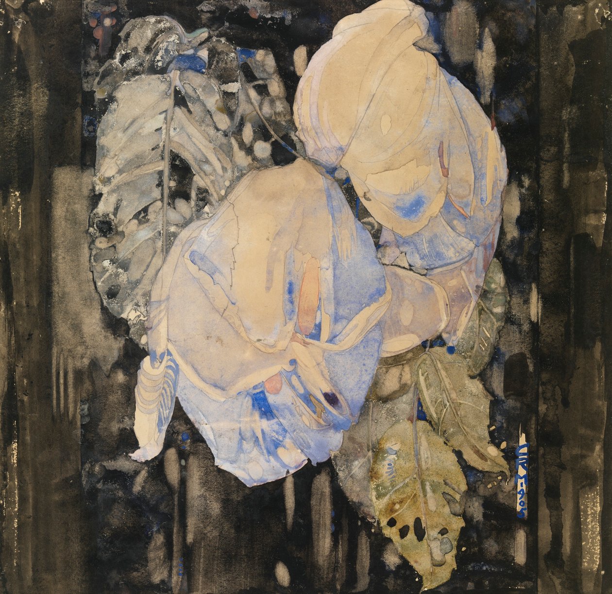 Falmede roser af Charles Rennie Mackintosh