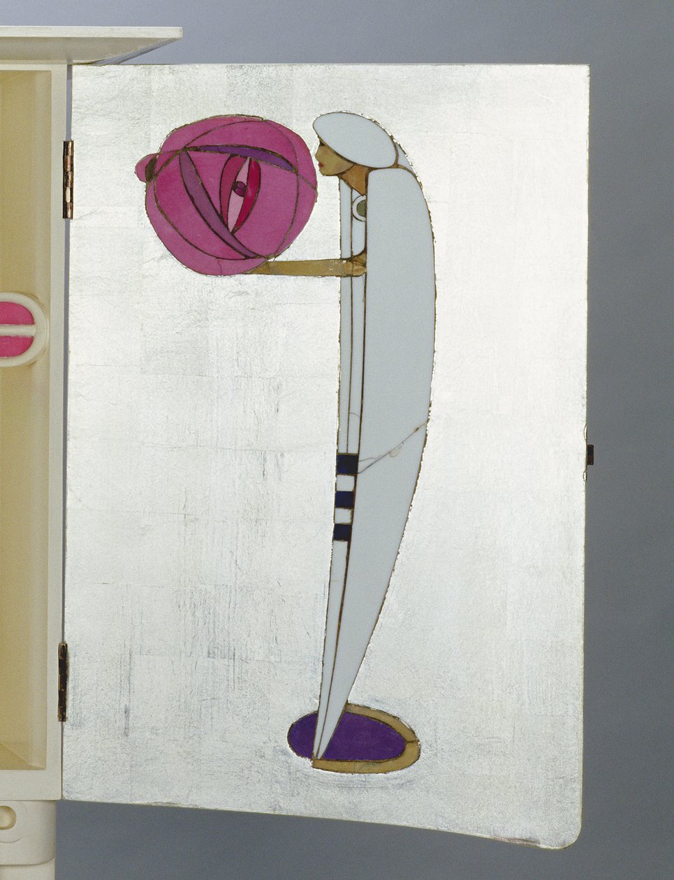 Figur i arabisk kappe og turban, der holder en lanterne af Charles Rennie Mackintosh