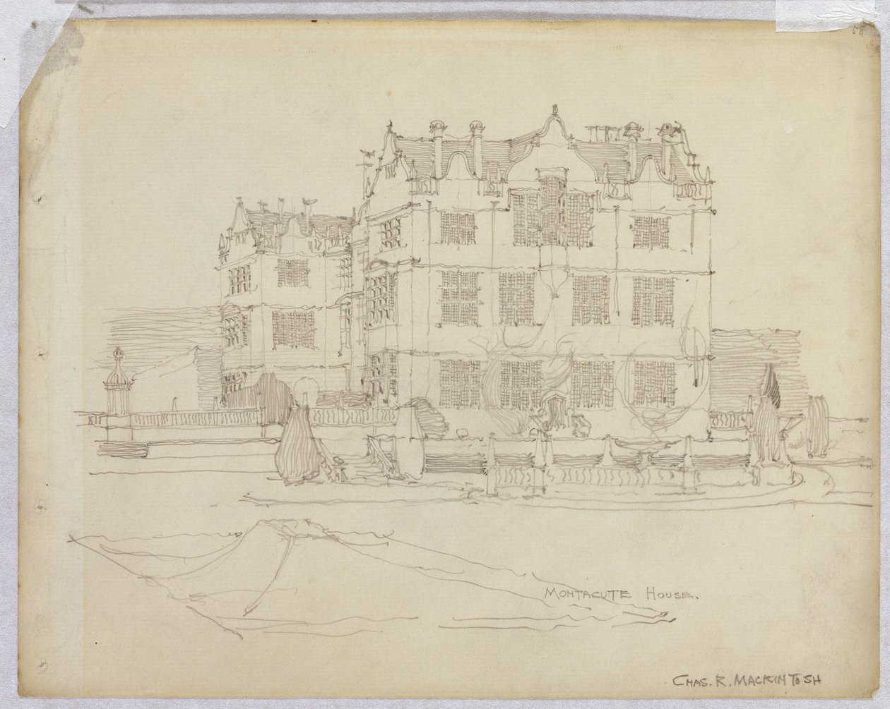 Montacute House, Somerset af Charles Rennie Mackintosh