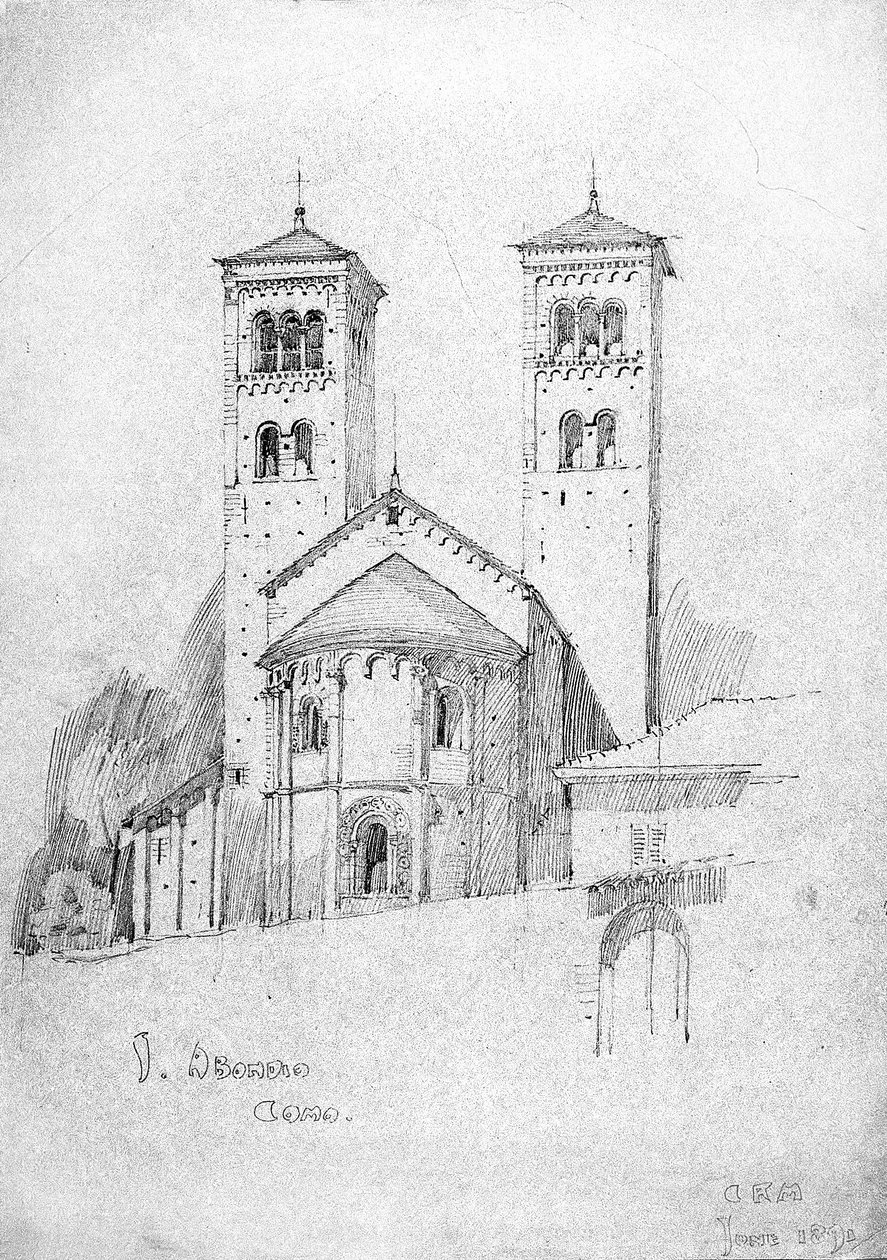 S. Abondio, Como, 1891 af Charles Rennie Mackintosh