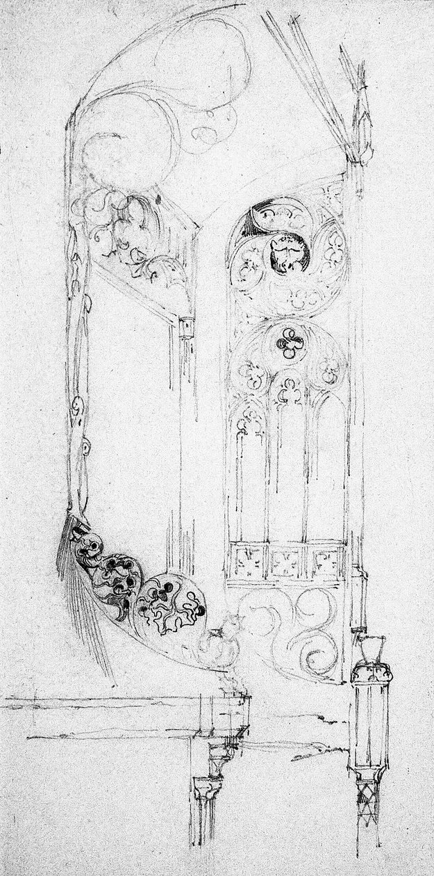 Trappe, 1891 af Charles Rennie Mackintosh