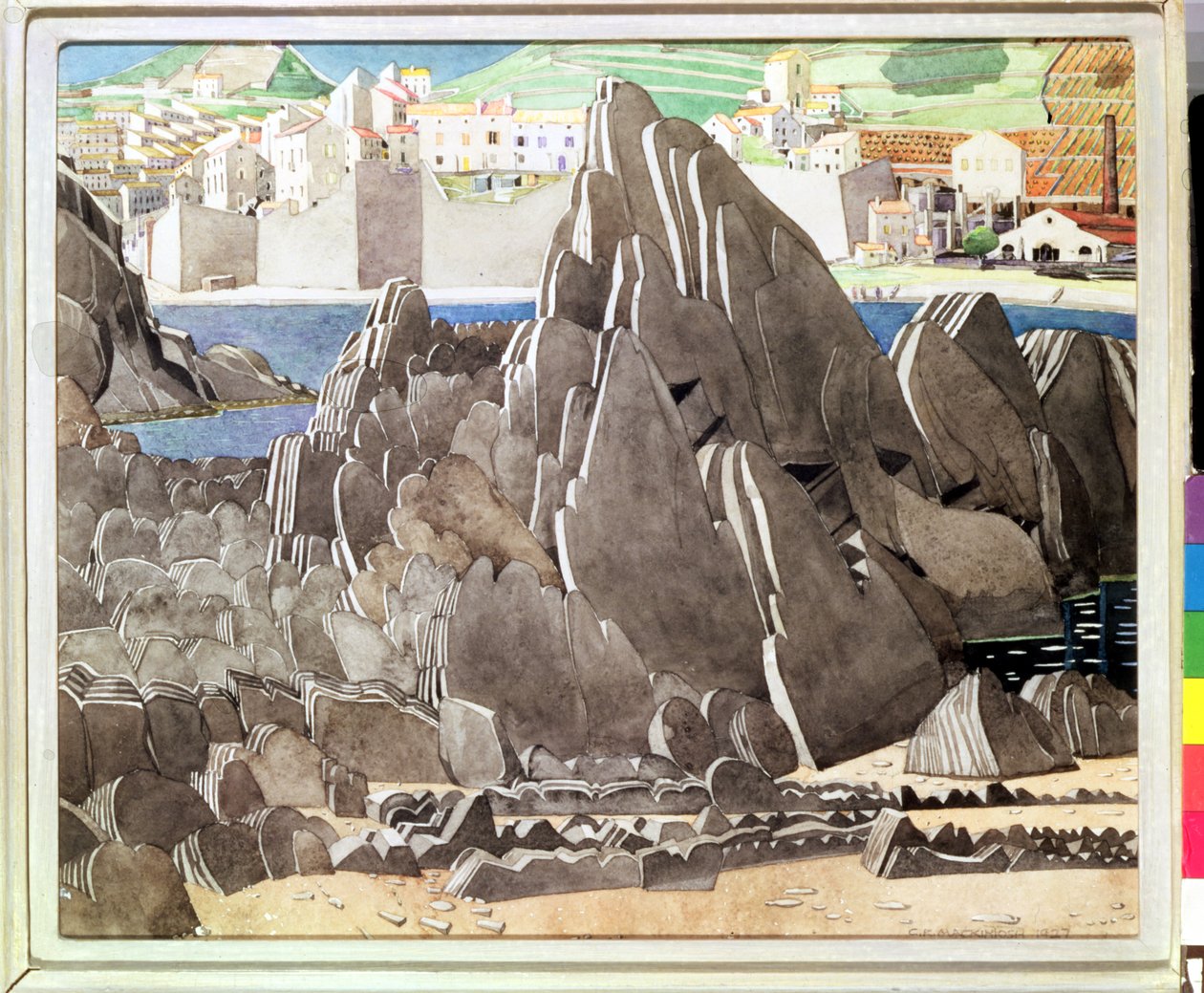 The Rocks, 1927 af Charles Rennie Mackintosh