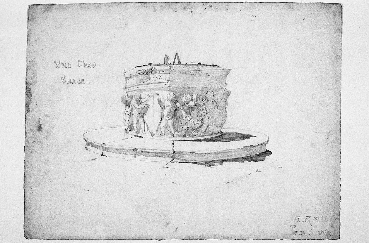 Brøndhoved, Venedig, 1891 af Charles Rennie Mackintosh