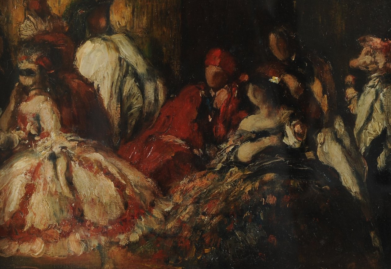 A Fancy Dress Dinner Party, ca. 1903 af Charles Ricketts