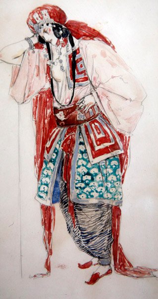 Orientalsk kostume af Charles Ricketts
