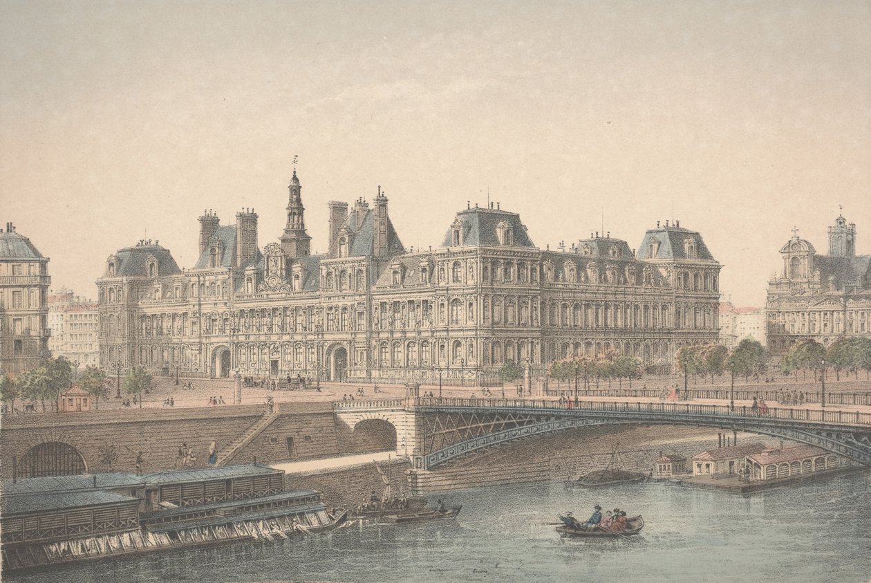 Rådhuset, Paris af Charles Riviere