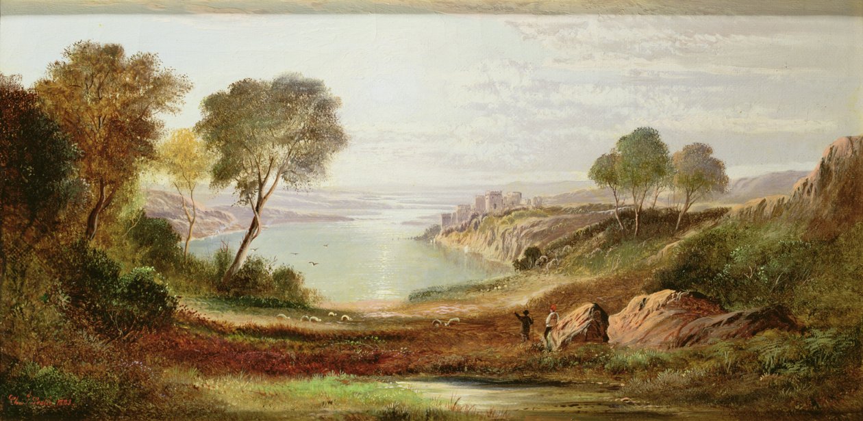 Morgen, Chepstow Castle, Monmouthshire af Charles Robert Leslie