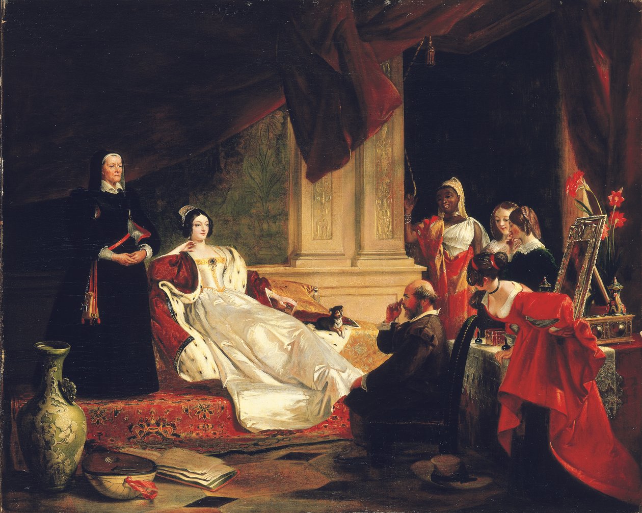 Sancho Panza i hertugindens lejlighed, 1857 af Charles Robert Leslie