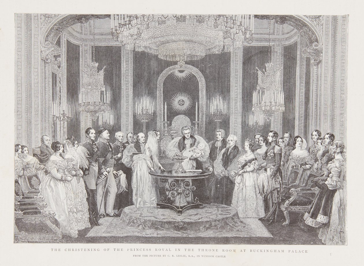 Dåben af Victoria, prinsesse Royal af Charles Robert Leslie