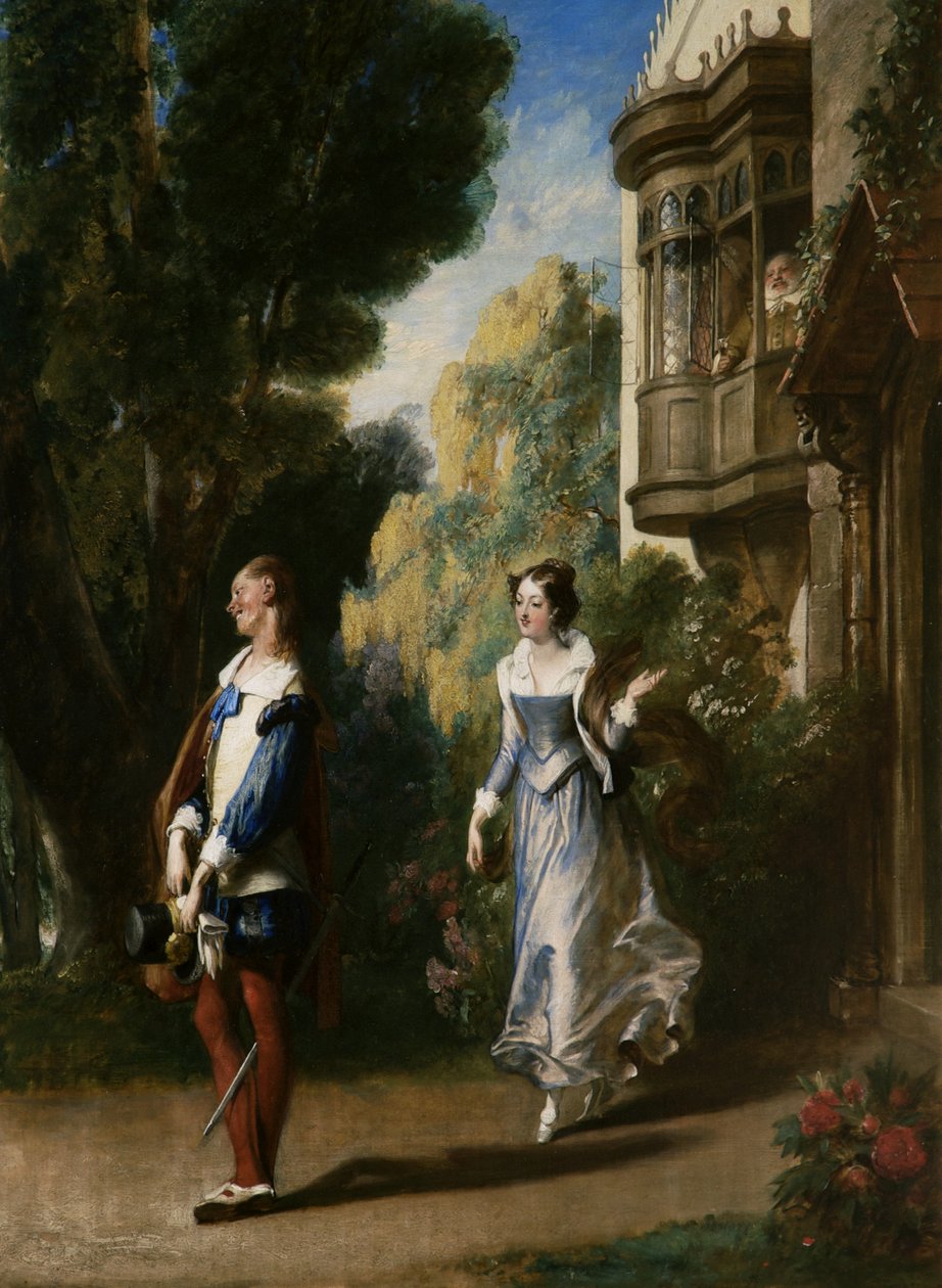 De glade koner i Windsor af Charles Robert Leslie