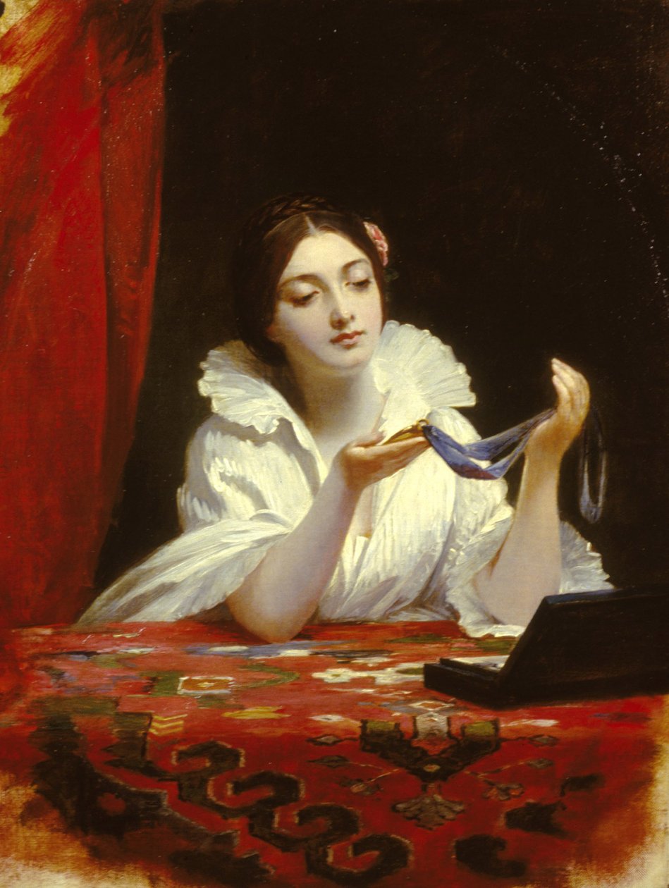 Miniaturen, ca. 1840 af Charles Robert Leslie