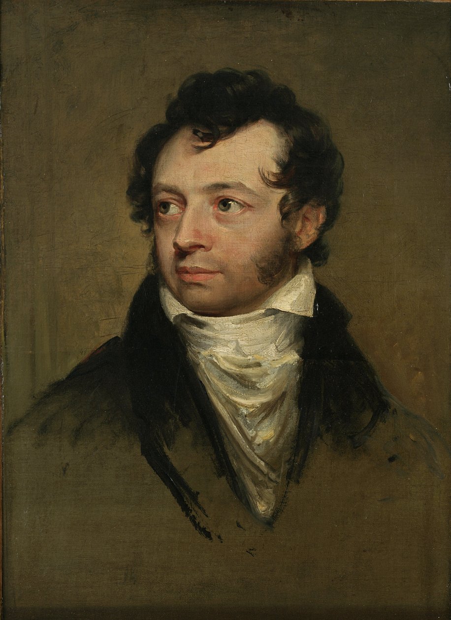 Washington Allston af Charles Robert Leslie