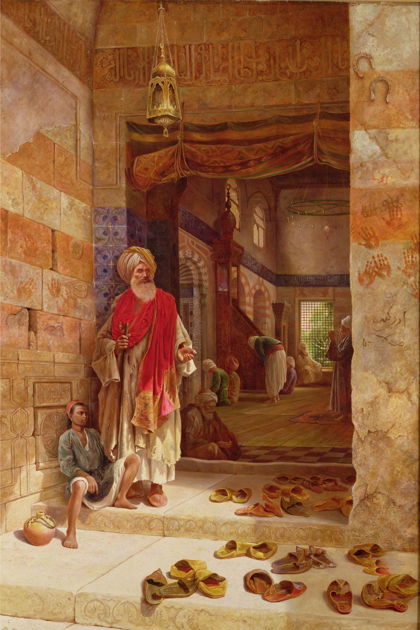 I profetens navn, Alms! 1877 af Charles Robertson