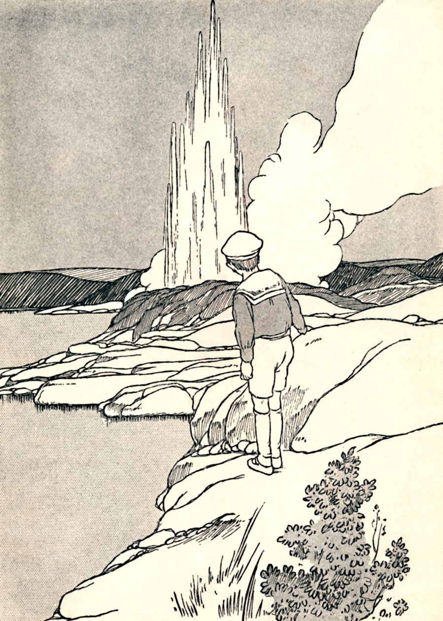 En gejser, 1912 af Charles Robinson