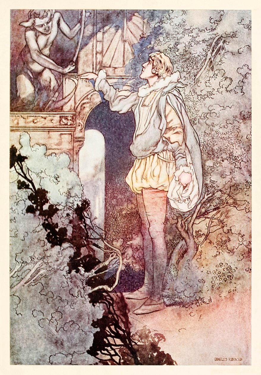"Exegi Monumentum" i The Songs and Sonnets of William Shakespeare af Charles Robinson
