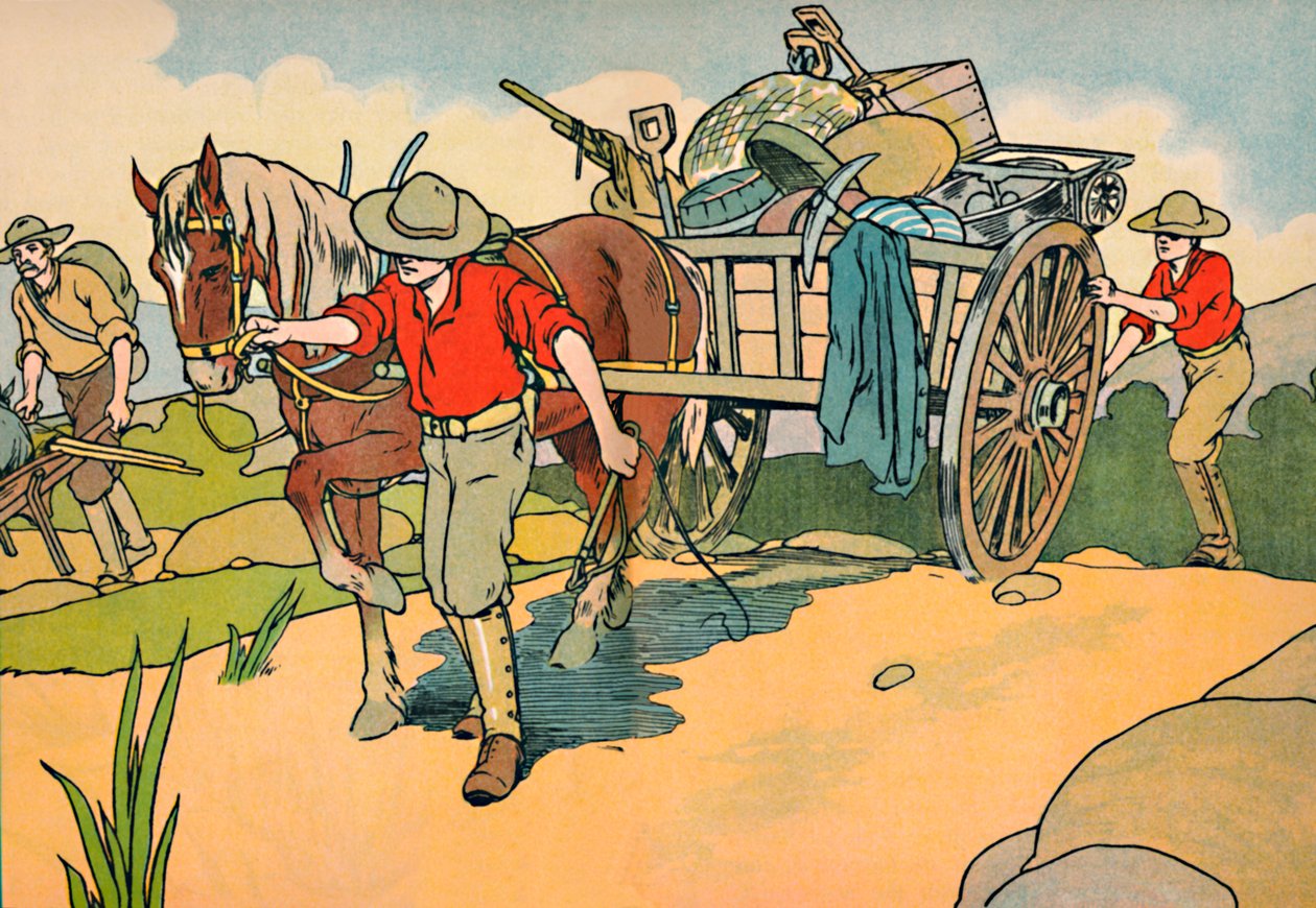 Ud til guldmarkerne, 1912 af Charles Robinson