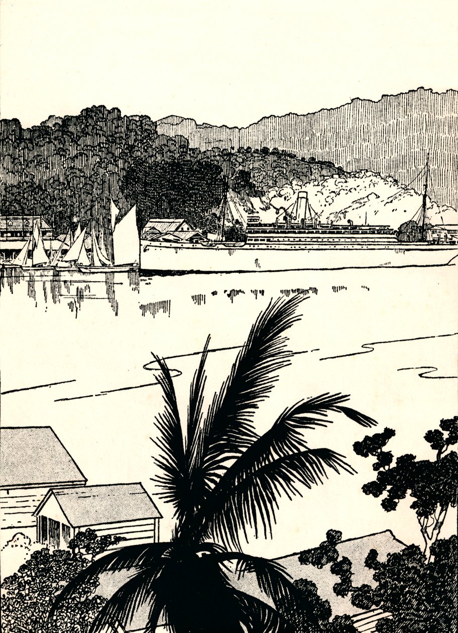 Port Antonio, Jamaica, 1912 af Charles Robinson