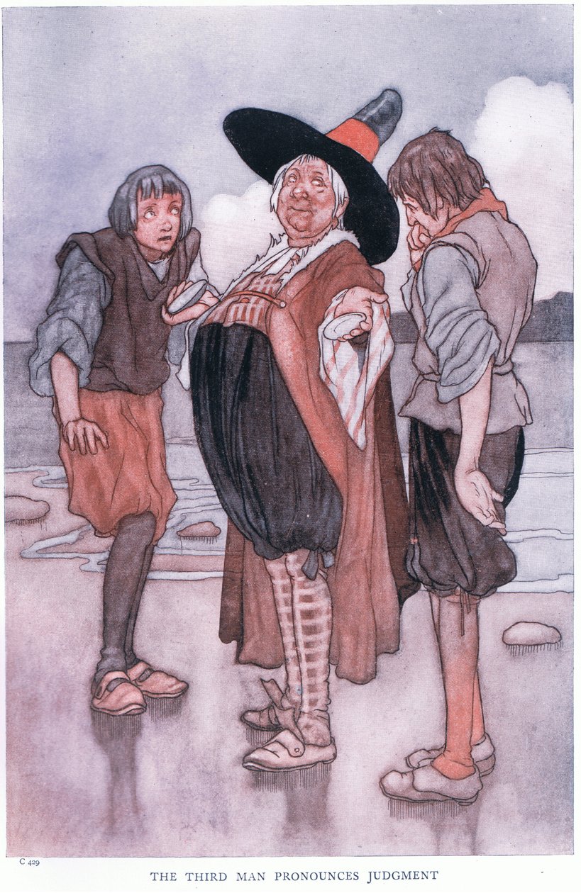 Den tredje mand afsiger dommen, 1930