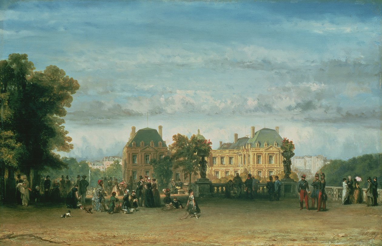 Luxembourg-haven, 1849 (panel) af Charles Rochussen