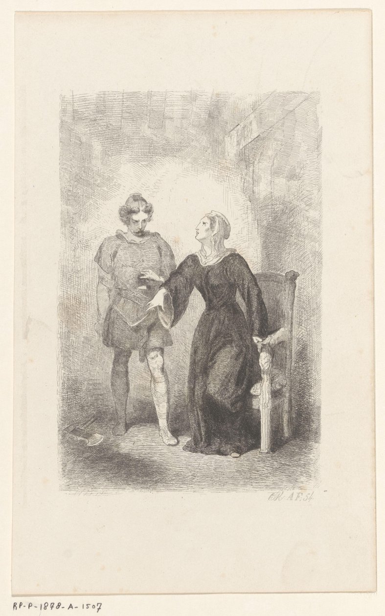 Wilfried med sin mor af Charles Rochussen