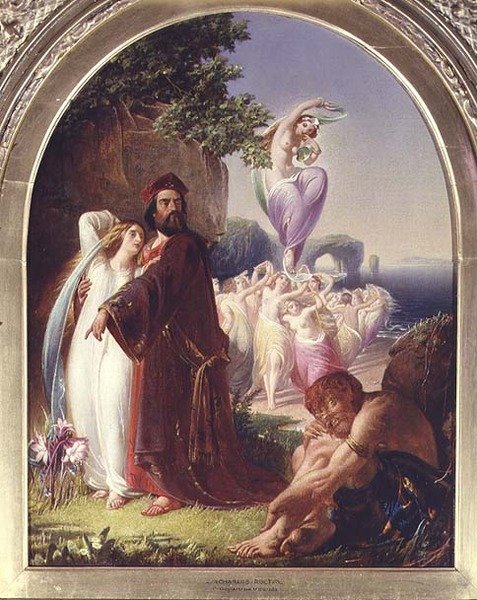 Prospero og Miranda af Charles Rolt