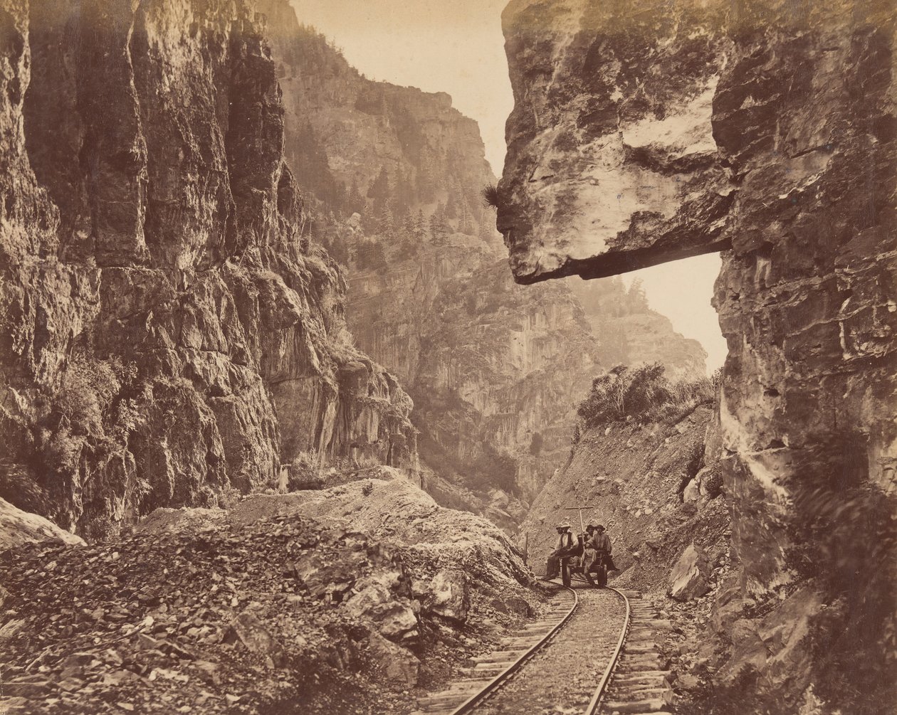 American Fork Canyon, ca. 1875. af Charles Roscoe Savage