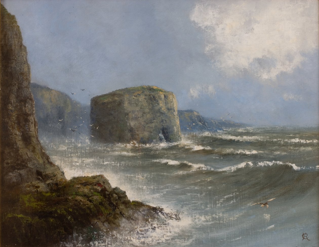 Marsden Rock (olie om bord) af Charles Rutherford