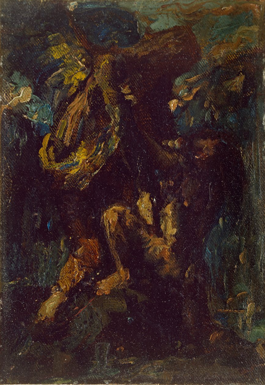 Jakob kæmper med englen, 1800-tallet af Charles S Ricketts