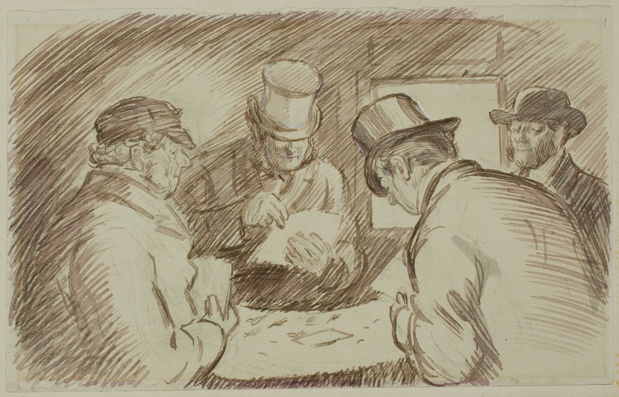 Et spil kort af Charles Samuel Keene