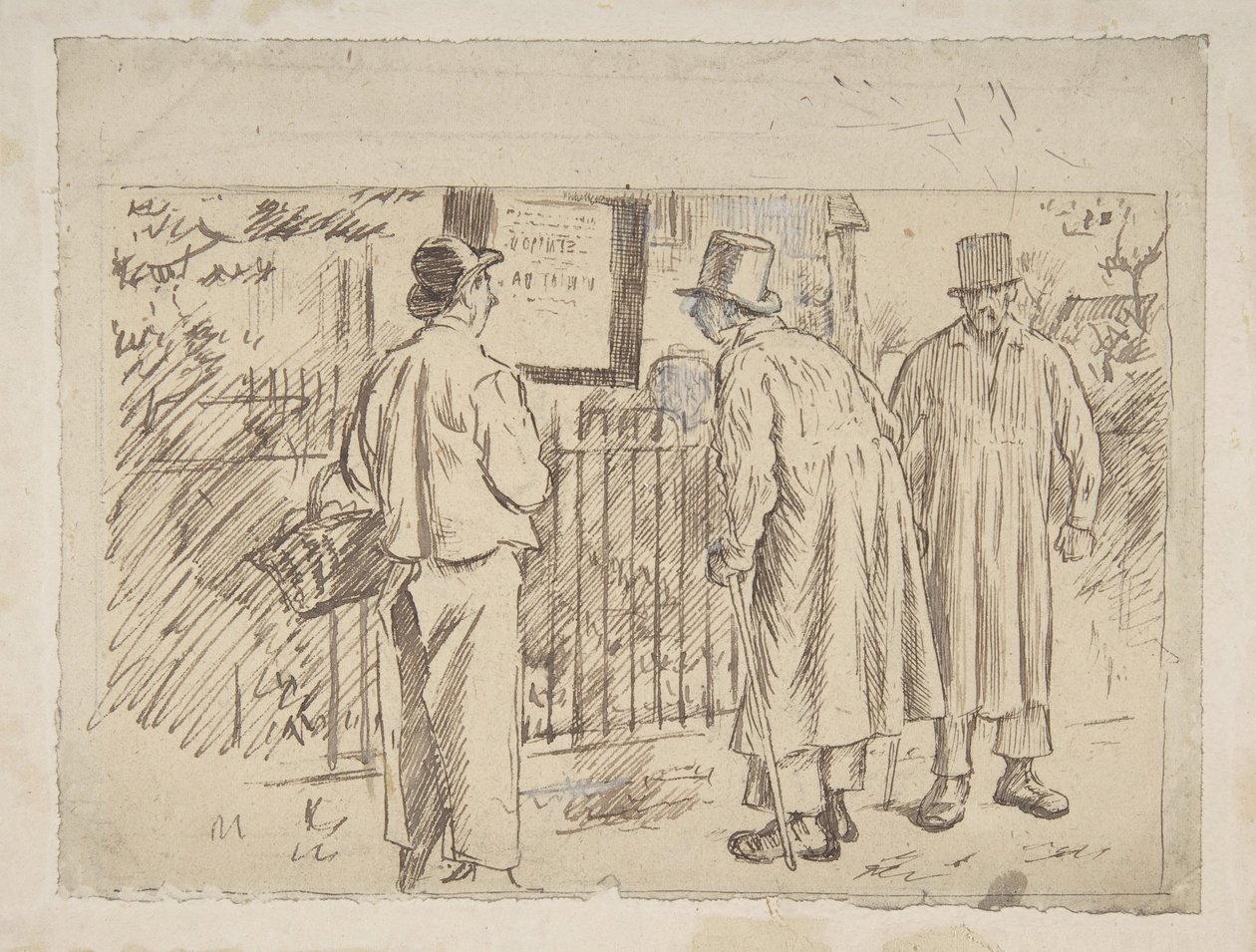 En ulv i fåreklæder, 1870-1891. af Charles Samuel Keene