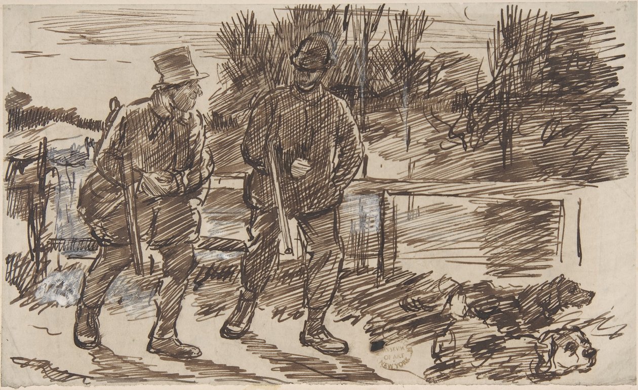 Forventning til Punch, eller London Charivari, 23. oktober 1876, 1876. af Charles Samuel Keene