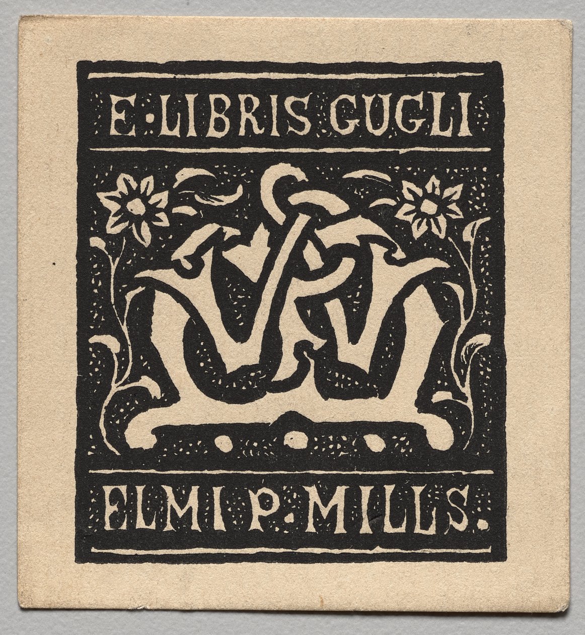 Bogplade: Elmi P. Mills af Charles Samuel Keene