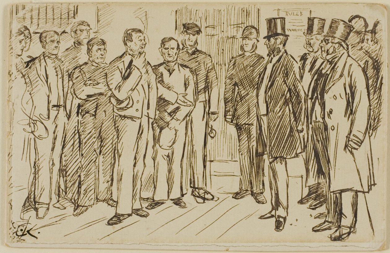 Identifikation af fangen af Charles Samuel Keene