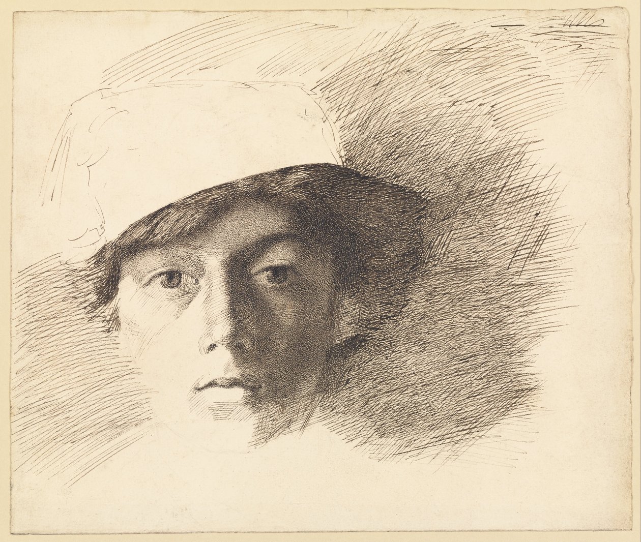 Selvportræt af Charles Samuel Keene