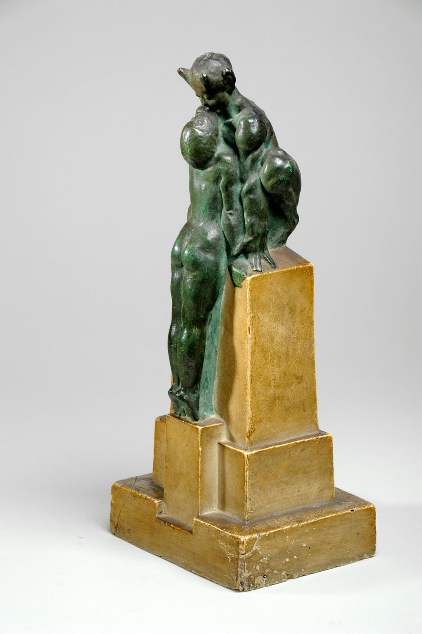 Maquette for en havefontænegruppe af nymfer og satyrer af Charles Sergeant Jagger