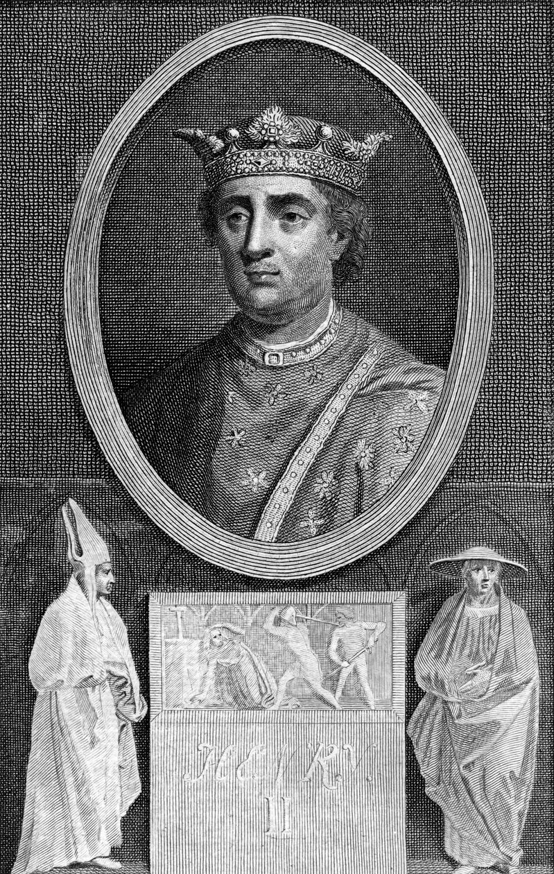 Henrik II, konge af England, 1788. af Charles Sherwin