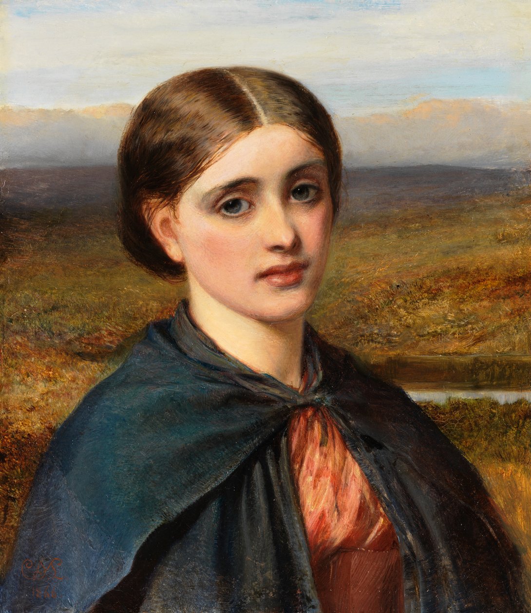 Studie af et irsk hoved, 1866 af Charles Sillem Lidderdale