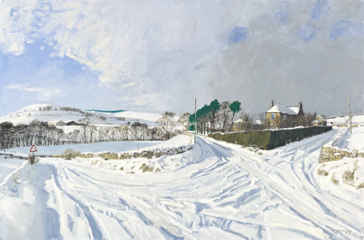 Newhall, 2011 (olie på lærred) af Charles Simpson