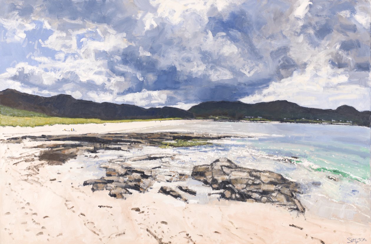 Sanna Shore, 2017 (olie på lærred) af Charles Simpson