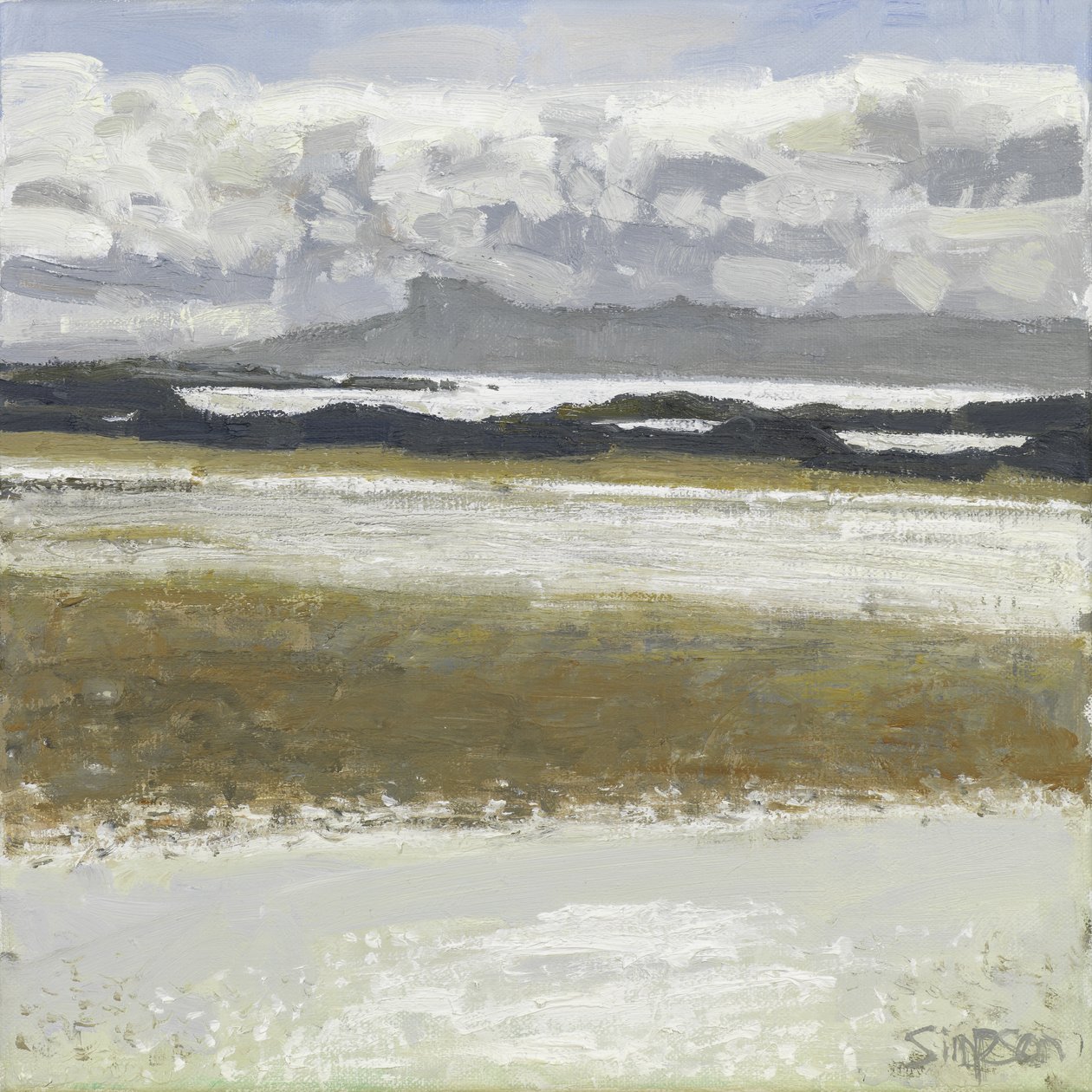 Sgurr, 2016 (olie på lærred) af Charles Simpson