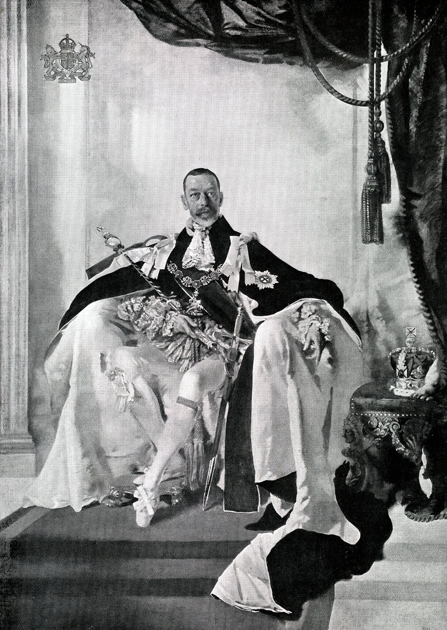 George V, 1924 af Charles Sims