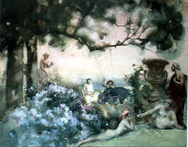 Gyngen af Charles Sims