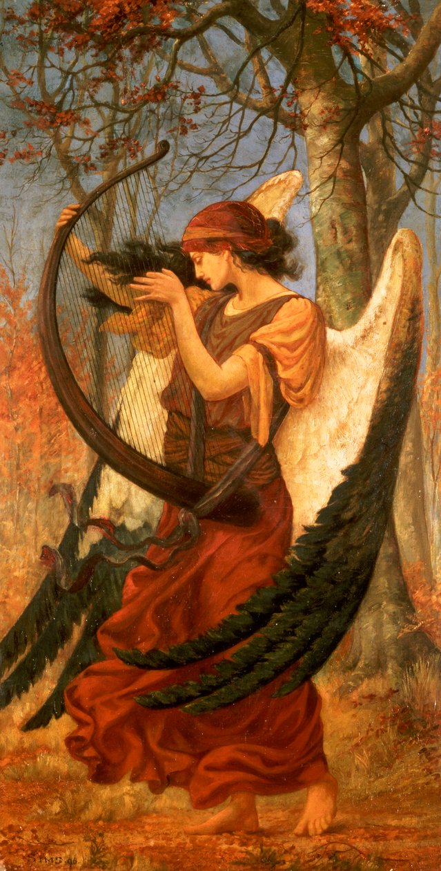 Titanias opvågning, 1896 af Charles Sims